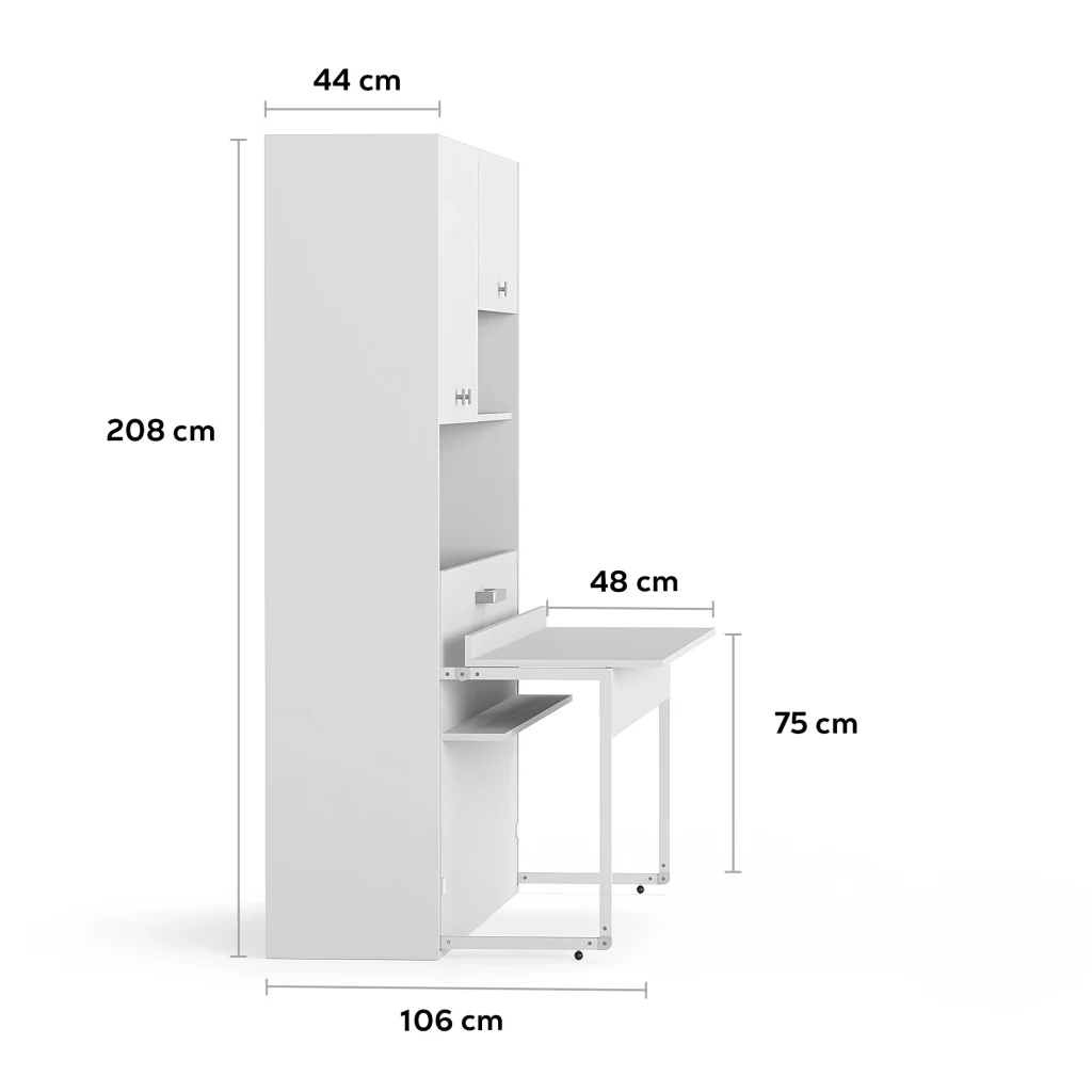 nitro opklapbed afmeting