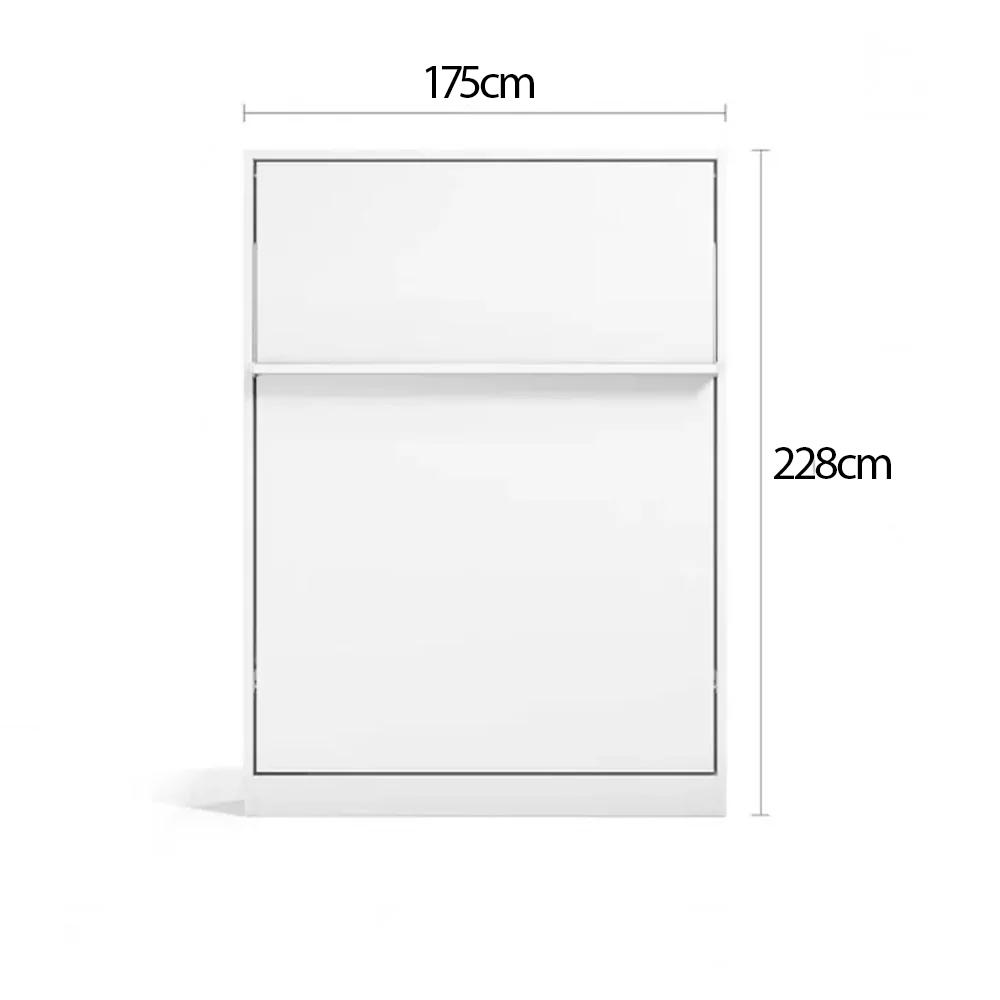 royal queen bed 150x200cm afmeting