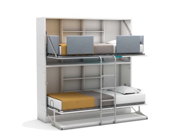 oplkapbed smart bunk met bureau