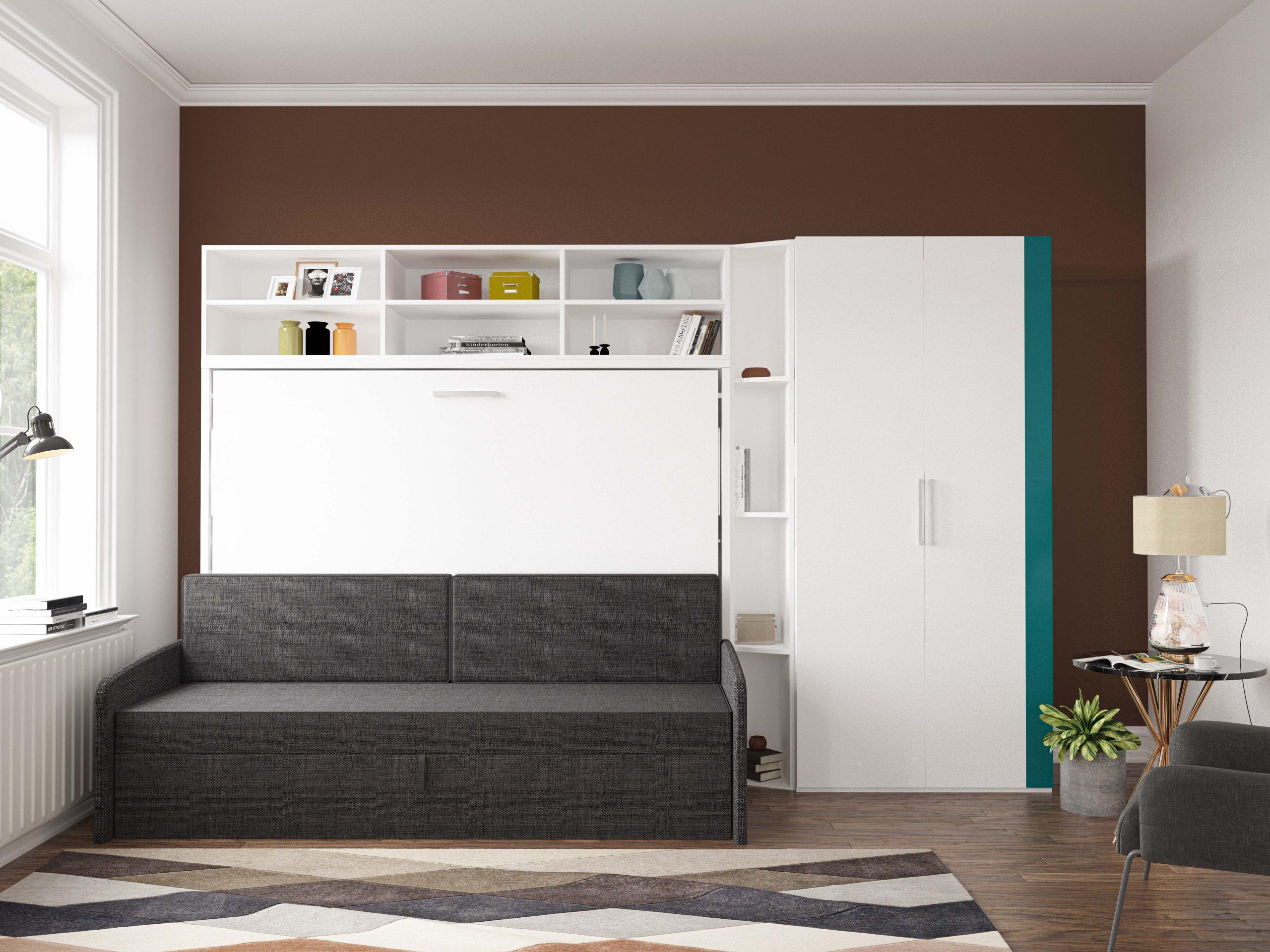 Tweepersoons opklapbed Couple  met bureau 1123 m