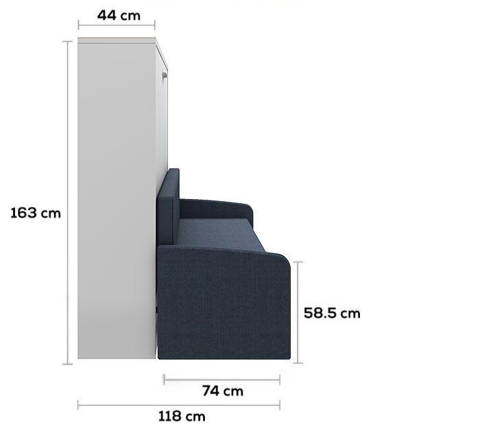 afmetingen couple met bank