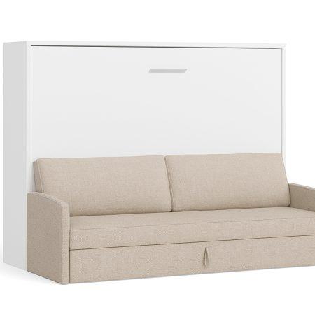 Tweepersoons Opklapbed 140x190cm - Couple  - crème bank