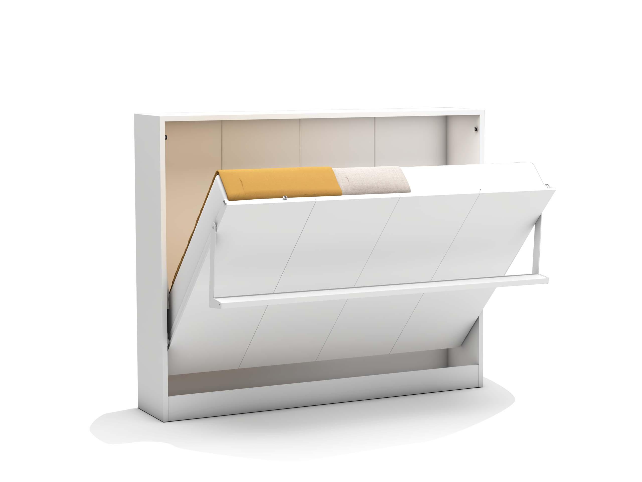 Tweepersoons Opklapbed 190x200cm - Couple - wit - Afbeelding 2