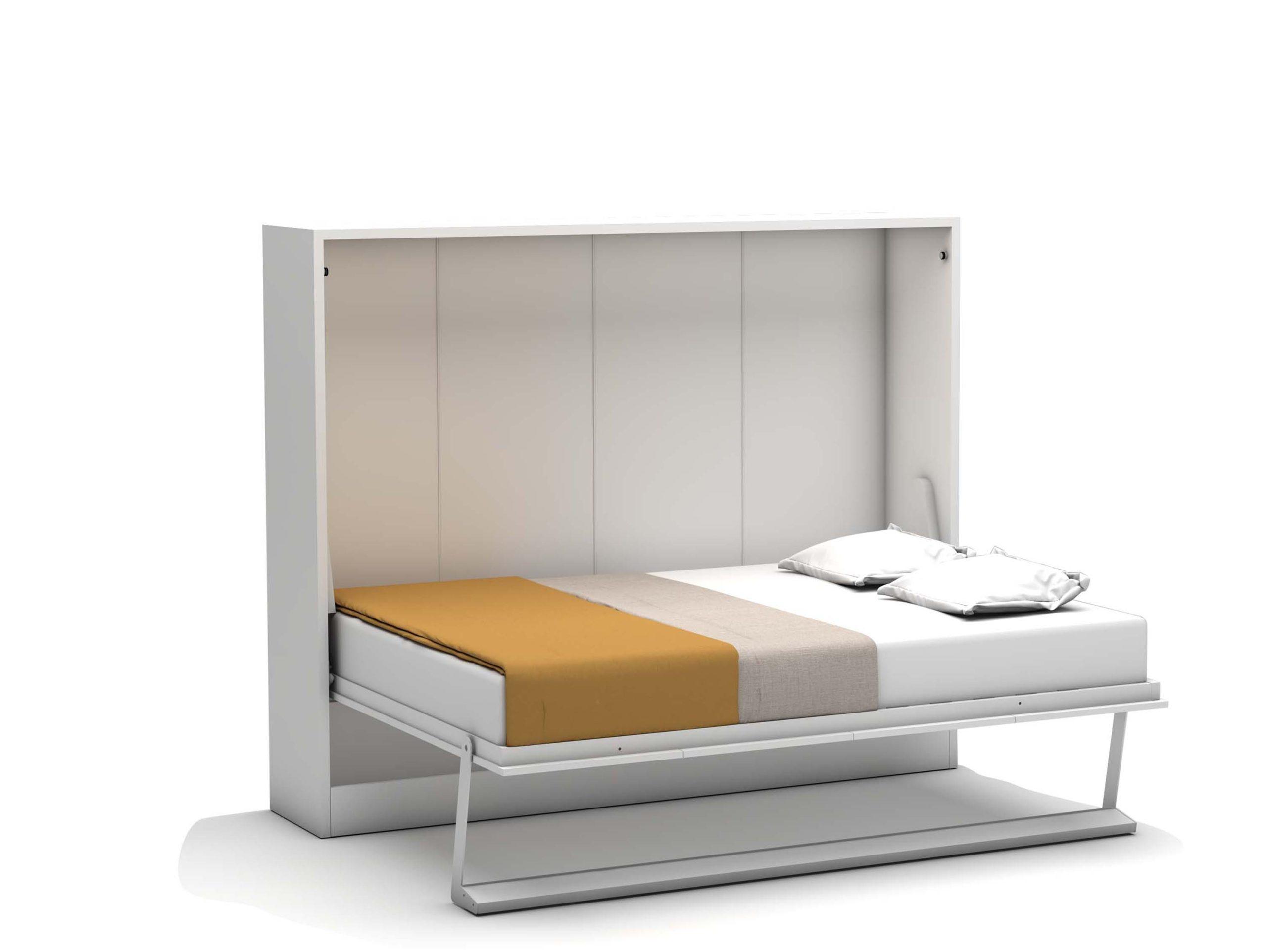 Tweepersoons Opklapbed 190x200cm - Couple - wit - Afbeelding 3